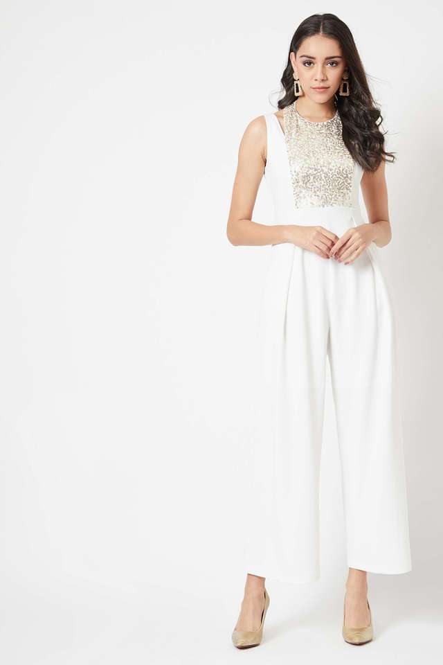 miss chase Solid Polyester Relaxed Fit Women's Jumpsuit-picture-20