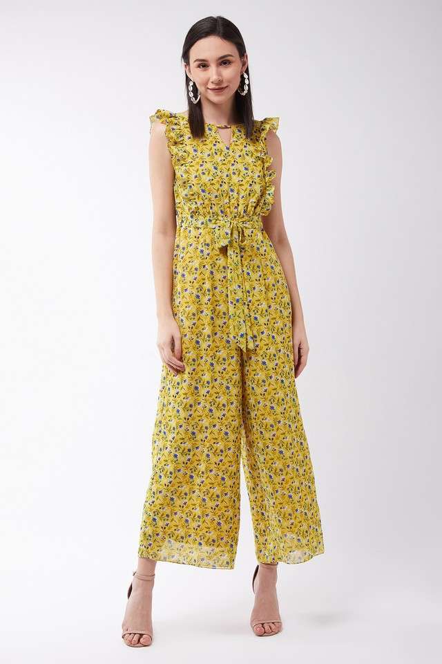 miss chase Floral Sleeveless Polyester Women's Full Length Jumpsuit-picture-32