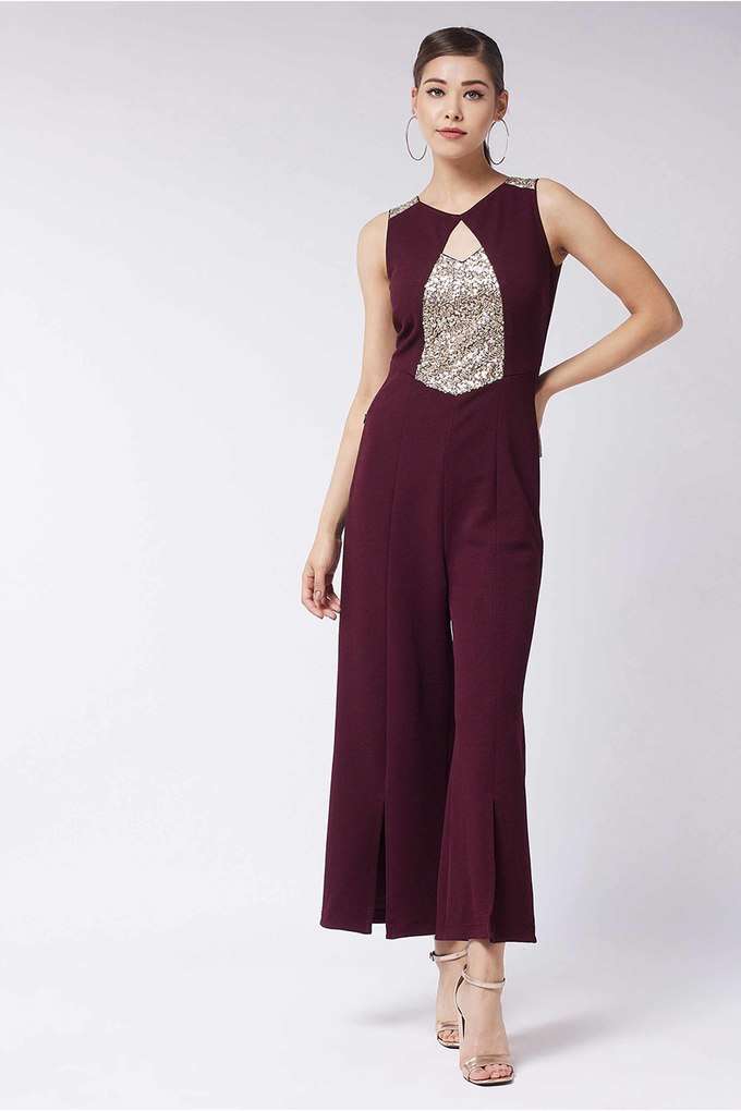miss chase Solid Polyester Relaxed Fit Womens Regular Jumpsuit-picture-33