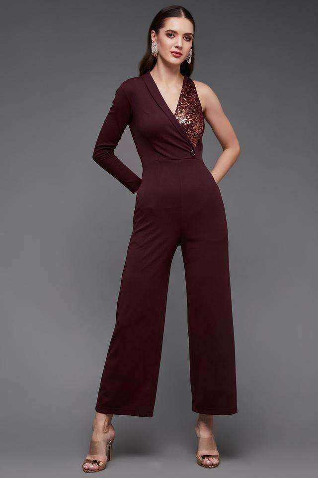 miss chase Embellished Full Sleeves Polyester Women's Ankle Length Jumpsuit-picture-20