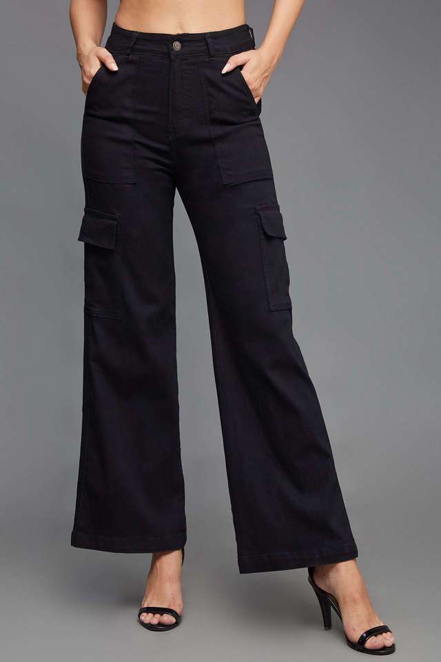 miss chase High Rise Cotton Relaxed Fit Women's Jeans-picture-32