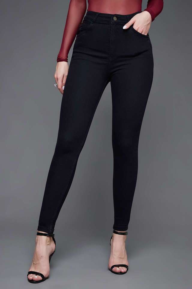 miss chase High Rise Cotton Skinny Fit Women's Jeans-picture-27