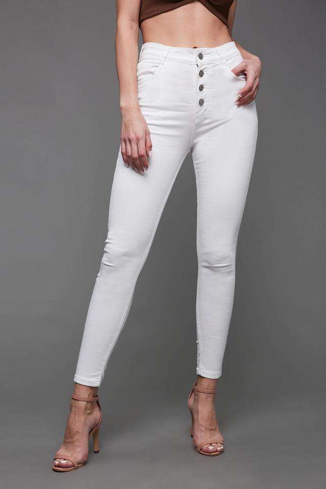 miss chase High Rise Heavy Wash Denim Skinny Fit Women's Jeans-picture-38