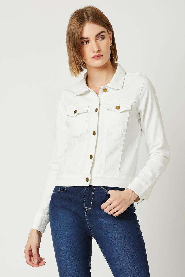miss chase Solid Polo Cotton Women's Casual Wear Jacket-picture-27