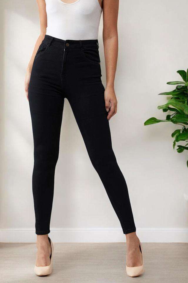 miss chase High Rise Heavy Wash Denim Skinny Fit Women's Jeans-picture-43