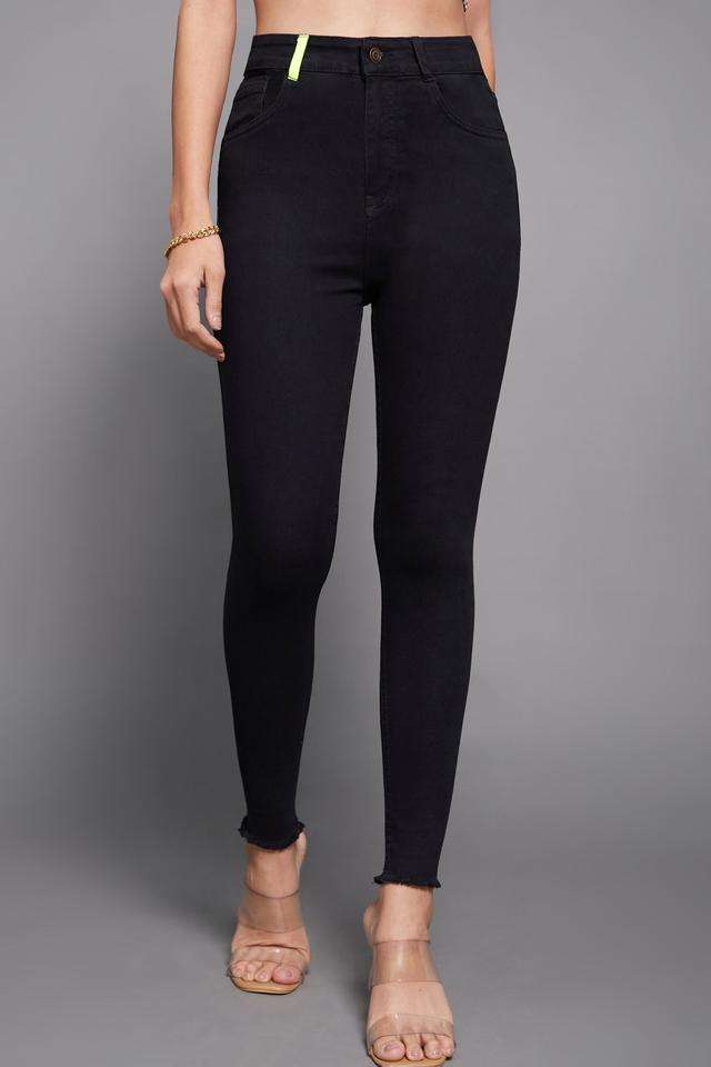 miss chase High Rise Heavy Wash Denim Skinny Fit Women's Jeans-picture-30