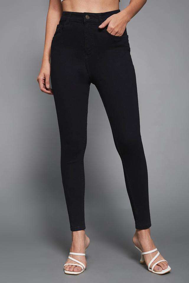miss chase High Rise Heavy Wash Denim Skinny Fit Women's Jeans-picture-19