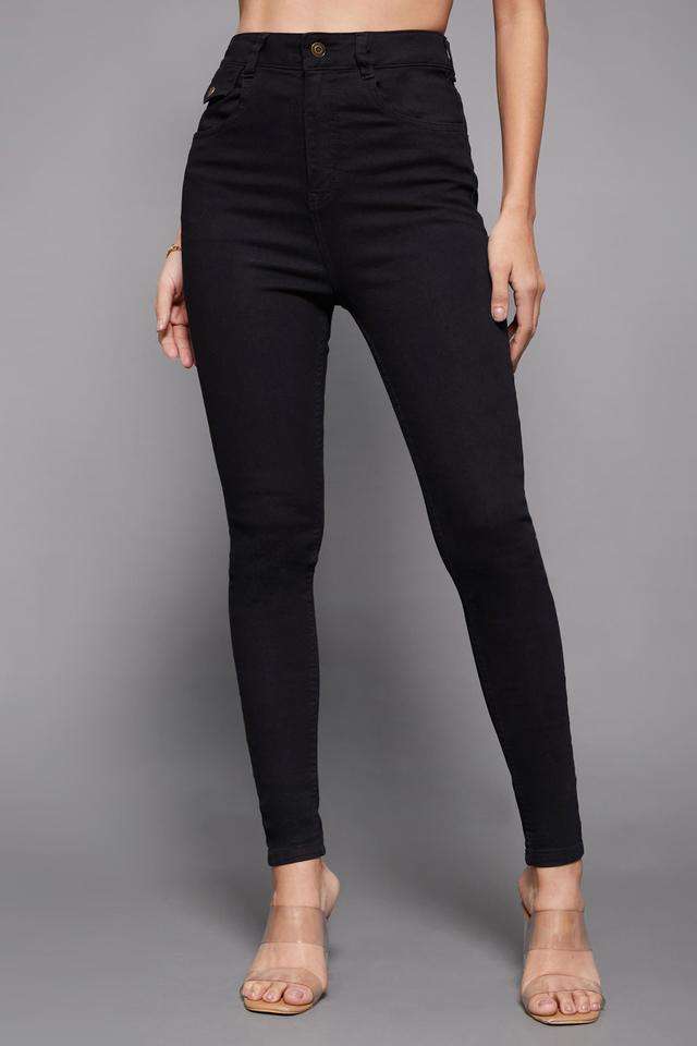 miss chase High Rise Heavy Wash Denim Skinny Fit Women's Jeans-picture-38