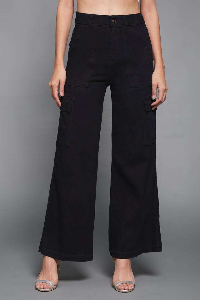 miss chase High Rise Heavy Wash Denim Relaxed Fit Women's Jeans-picture-38