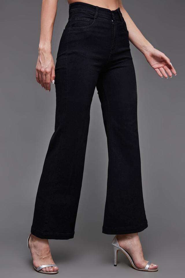 miss chase High Rise Heavy Wash Denim Relaxed Fit Women's Jeans-picture-21