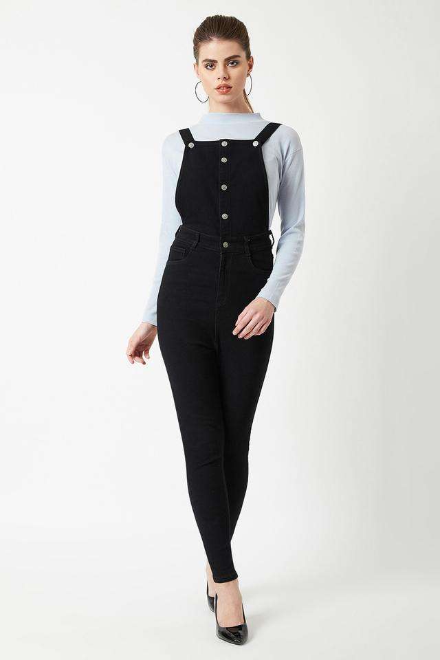 miss chase Solid Denim Women's Ankle Length Jumpsuit-picture-19