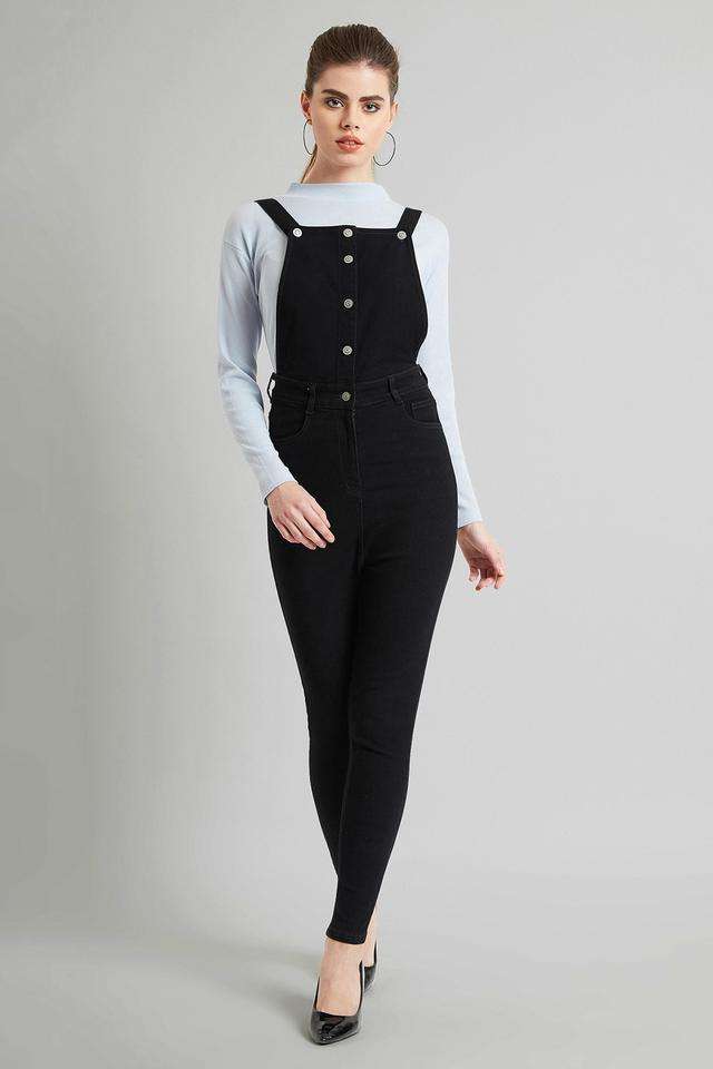 miss chase Solid Denim Women's Ankle Length Jumpsuit-picture-20