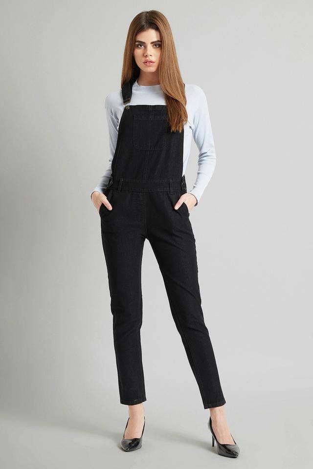miss chase Solid Denim Women's Ankle Length Jumpsuit-picture-24
