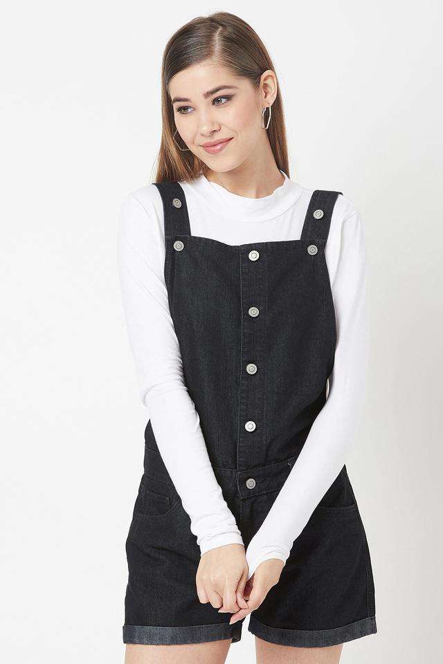 miss chase Solid Denim Women's Ankle Length Jumpsuit-picture-22