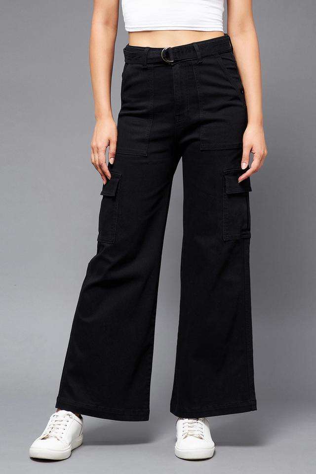 miss chase High Rise Heavy Wash Denim Relaxed Fit Women's Jeans-picture-35