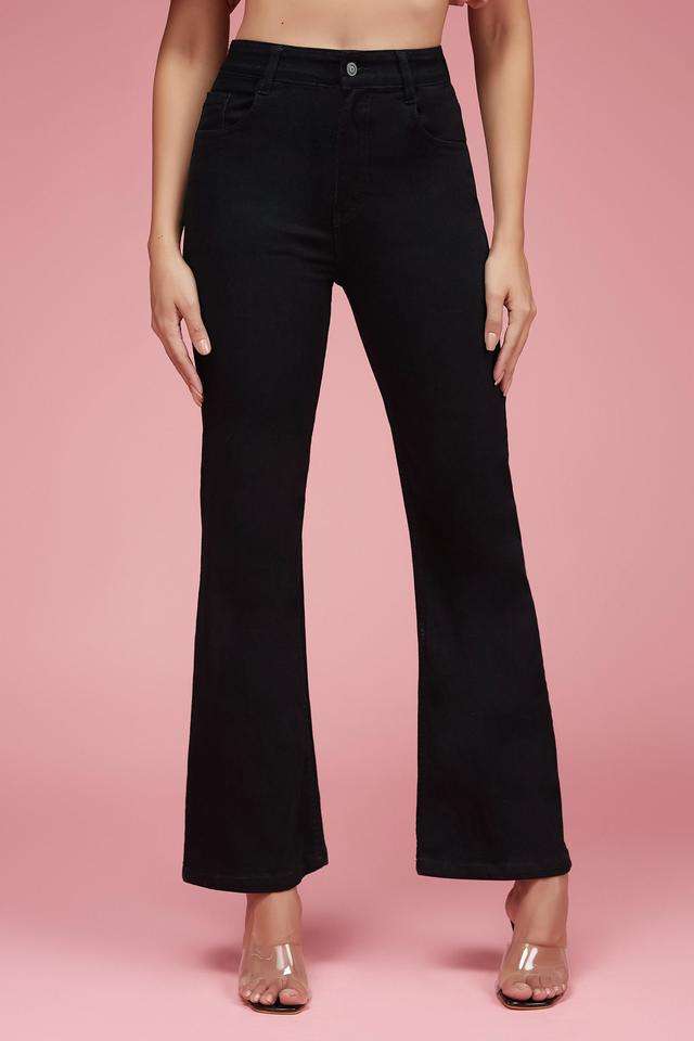 miss chase High Rise Heavy Wash Denim Relaxed Fit Women's Jeans-picture-12