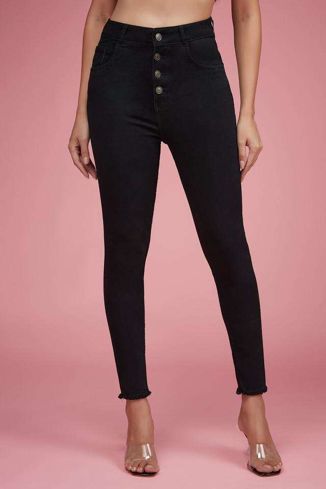 miss chase High Rise Heavy Wash Denim Skinny Fit Women's Jeans-picture-38