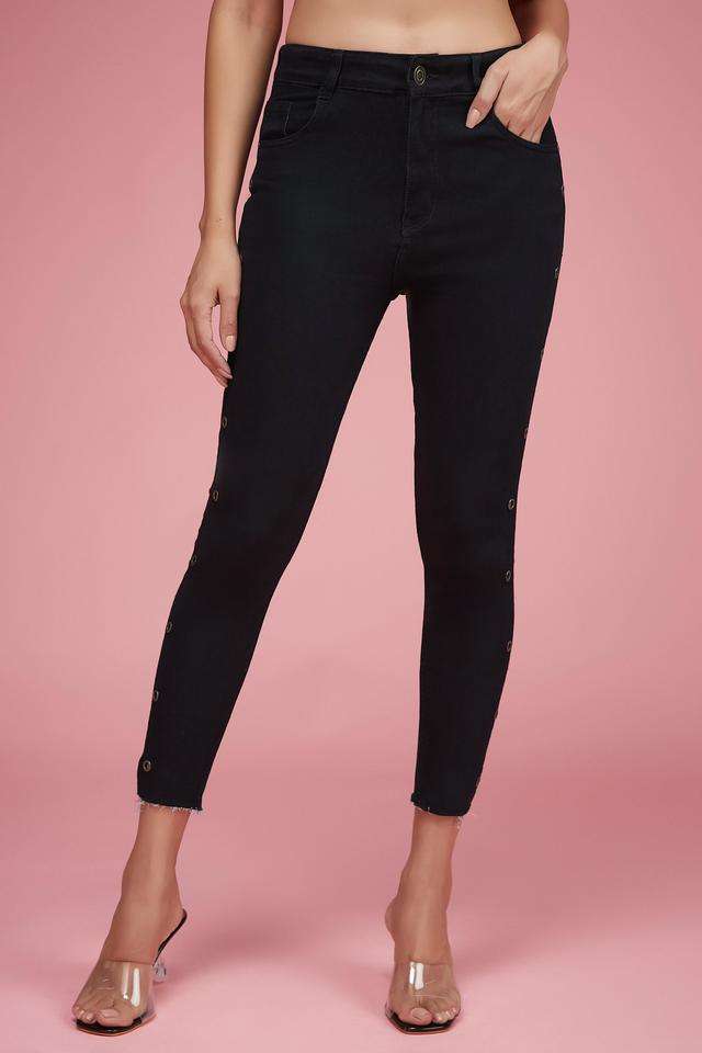 miss chase High Rise Heavy Wash Denim Slim Fit Women's Jeans-picture-25