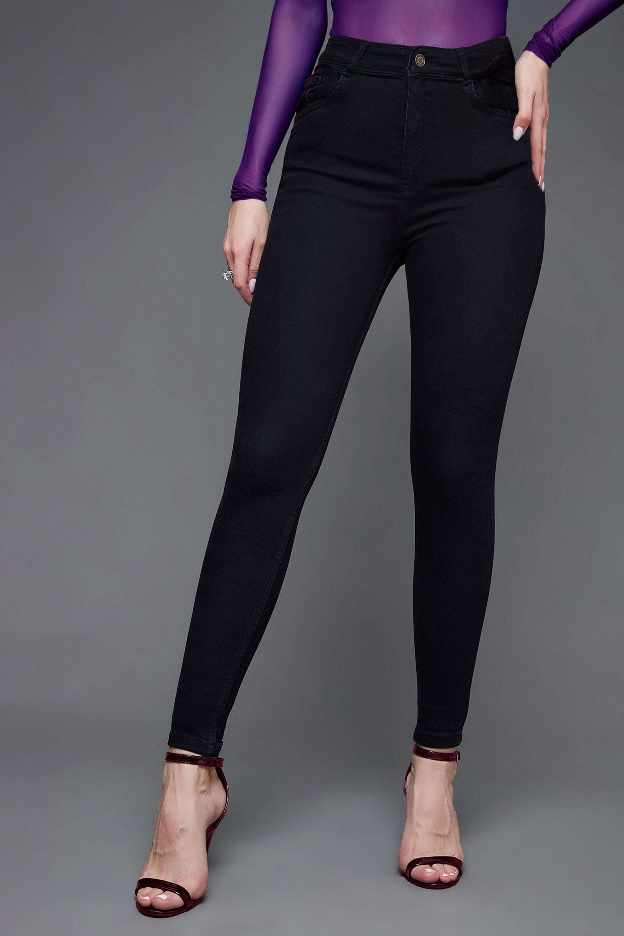 miss chase Solid Skinny Fit Cotton Women's Casual Wear Jeans-picture-38