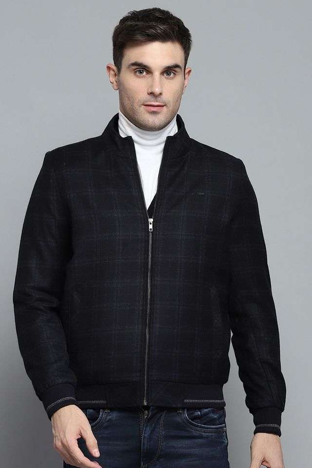 Solid-Wool-Regular-Fit-Men-s-Casual-Jacket