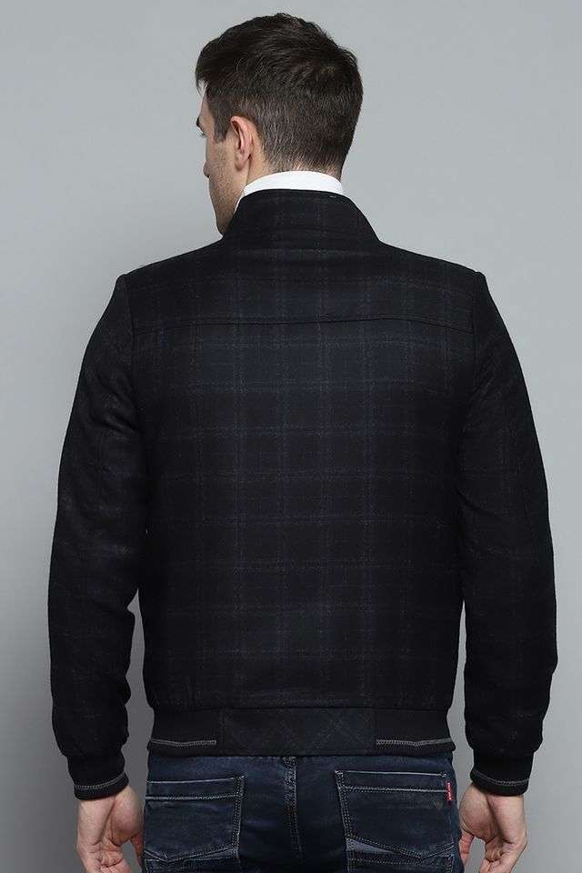 Solid-Wool-Regular-Fit-Men-s-Casual-Jacket