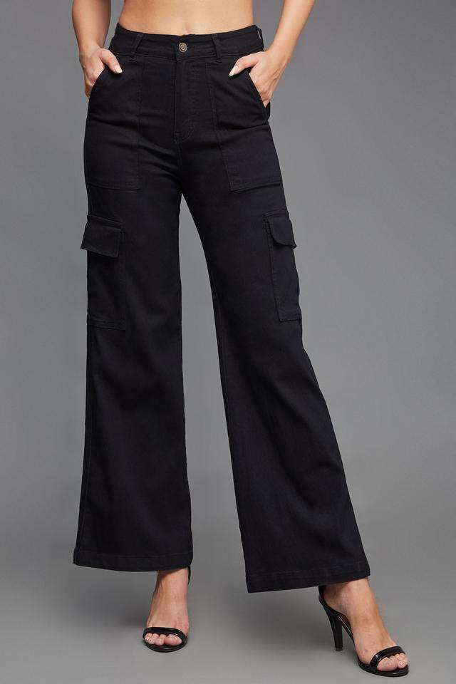 miss chase High Rise Heavy Wash Denim Relaxed Fit Women's Jeans-picture-11