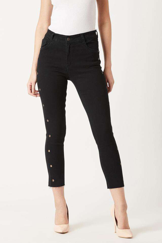 miss chase High Rise Heavy Wash Denim Slim Fit Women's Jeans-picture-27