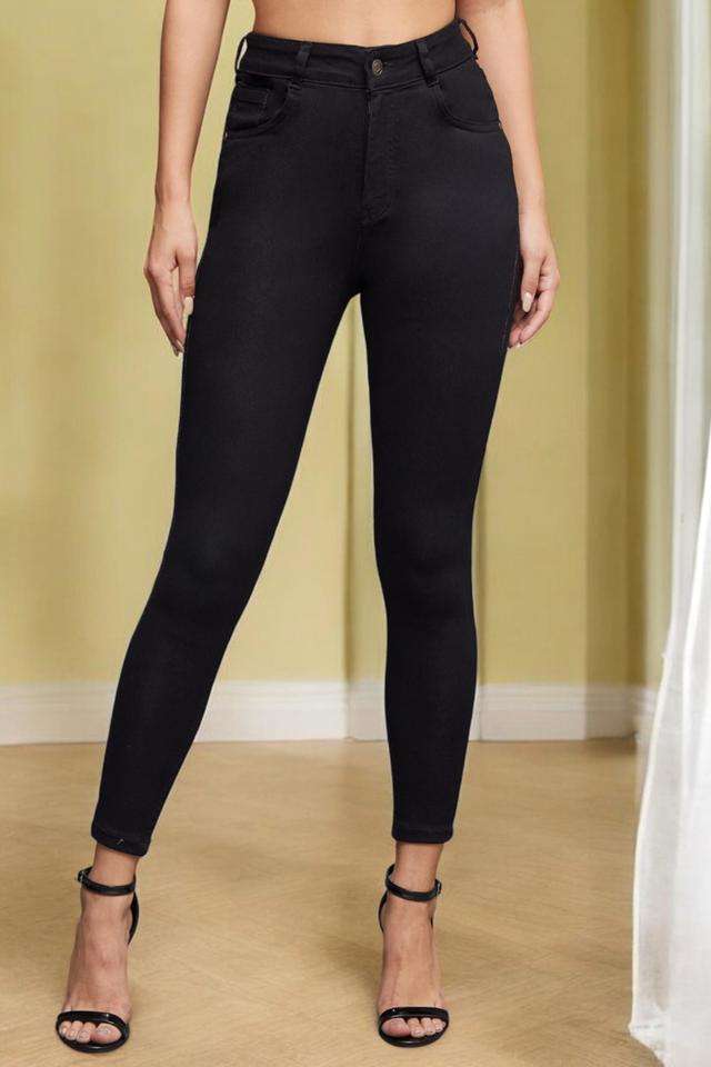 miss chase High Rise Heavy Wash Denim Skinny Fit Women's Jeans-picture-33