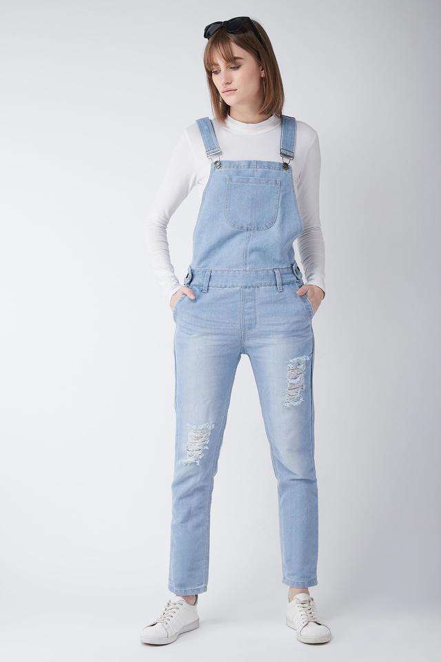 miss chase Solid Denim Women's Ankle Length Jumpsuit-picture-32