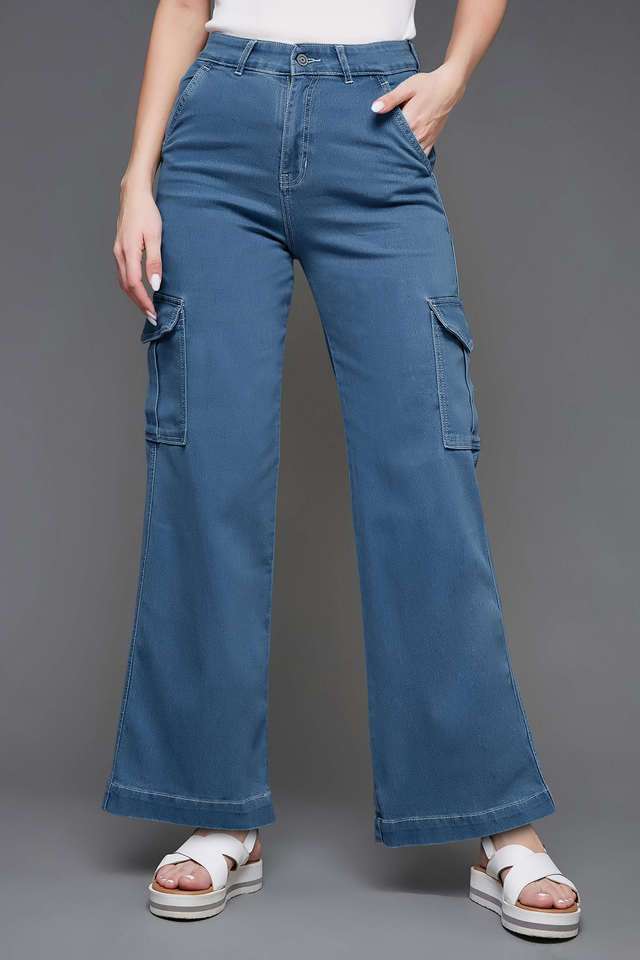 miss chase High Rise Cotton Relaxed Fit Women's Jeans-picture-36