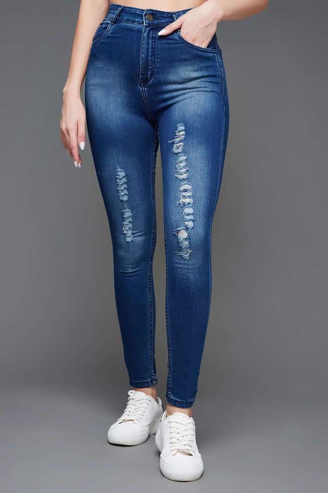 miss chase High Rise Cotton Skinny Fit Women's Jeans-picture-19