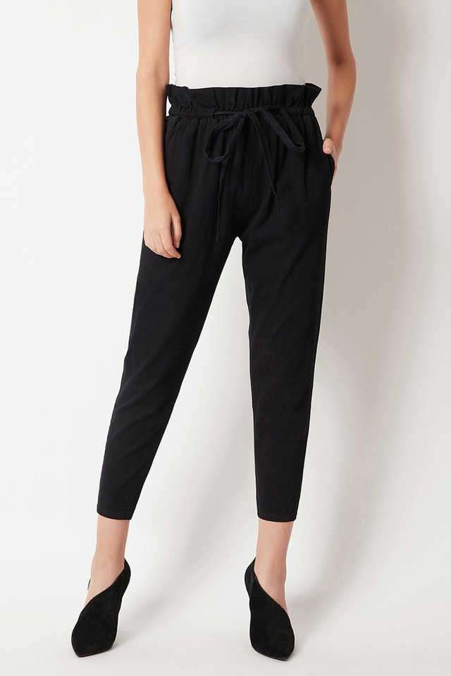 miss chase Solid Relaxed Fit Denim Women Casual Wear Pants-picture-29