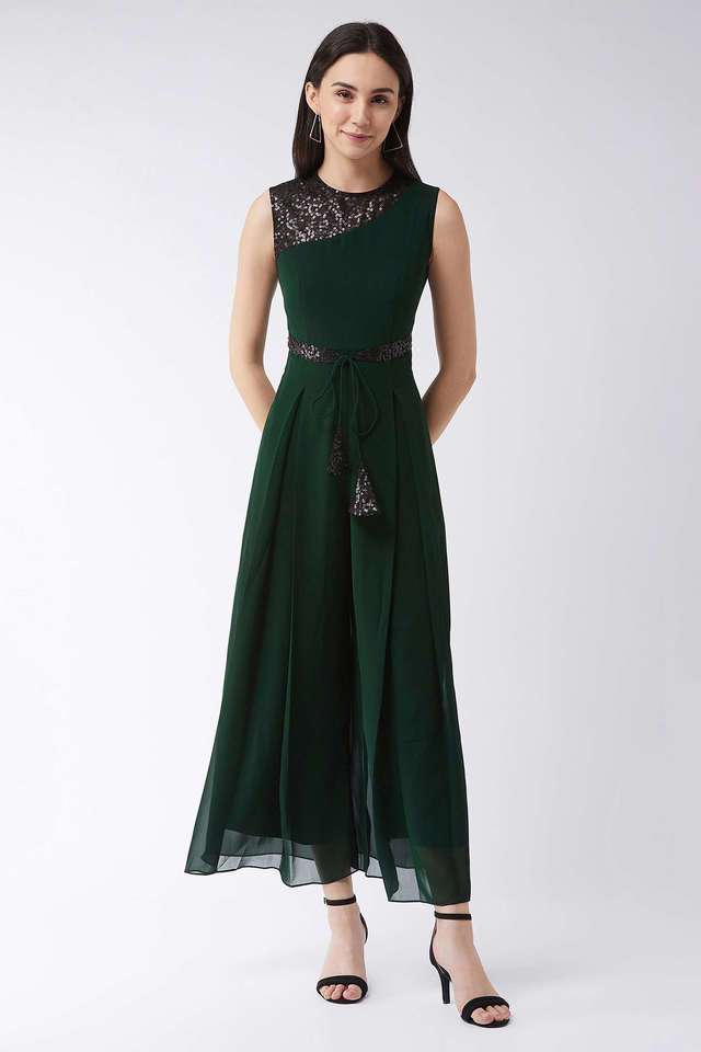 miss chase Embellished Sleeveless Georgette Women's Full Length Jumpsuit-picture-31