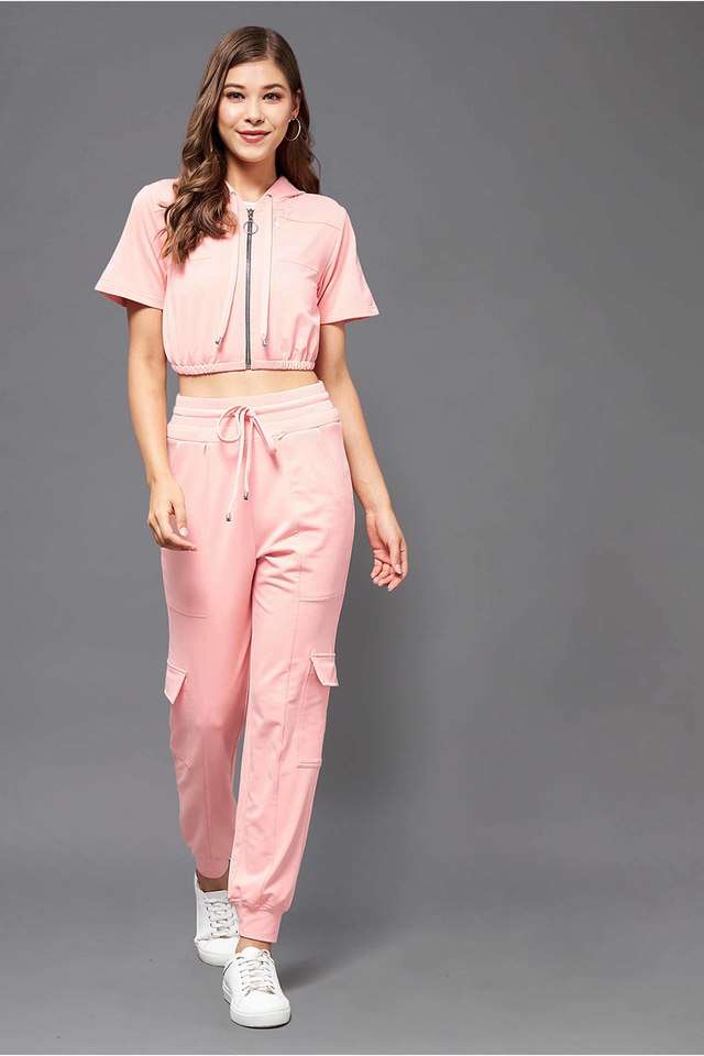 miss chase Solid Polyester Round Neck Womens Co-ord Set-picture-42