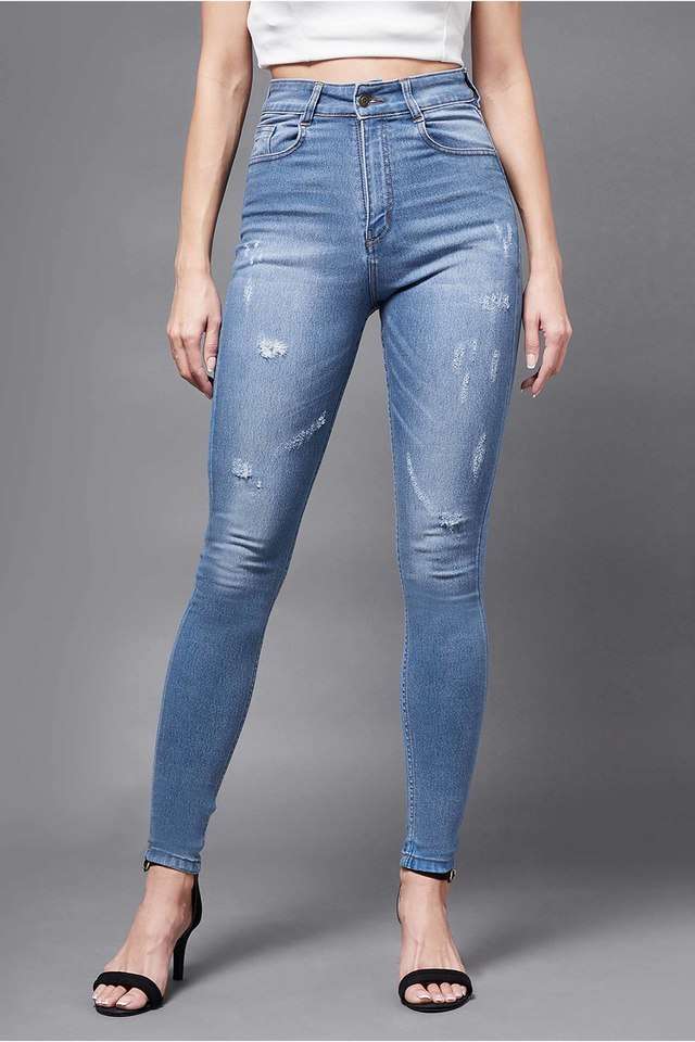 miss chase High Rise Cotton Skinny Fit Womens Jeans-picture-32