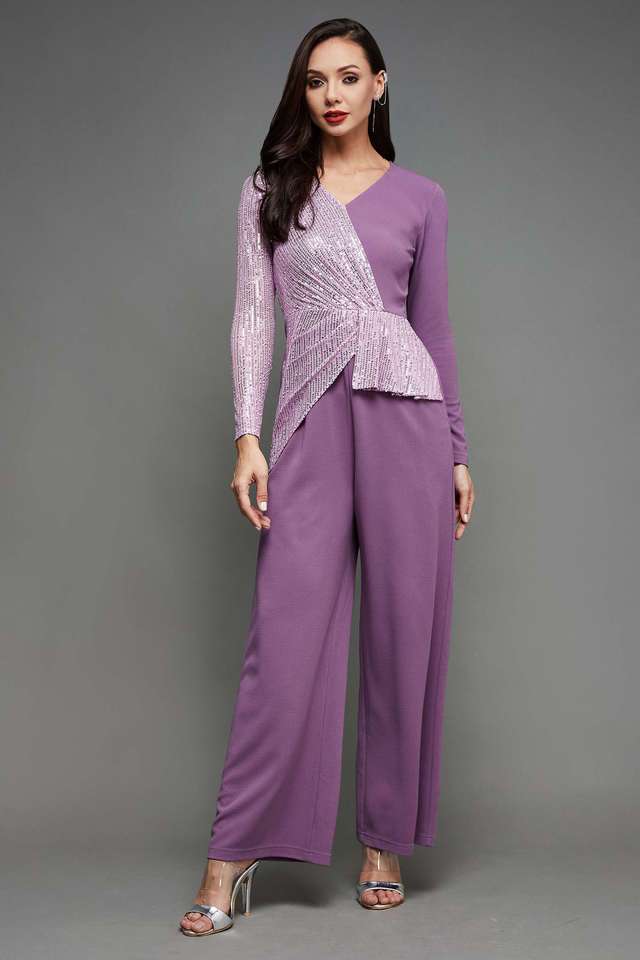 miss chase Embellished Rayon Relaxed Fit Women's Jumpsuit-picture-21