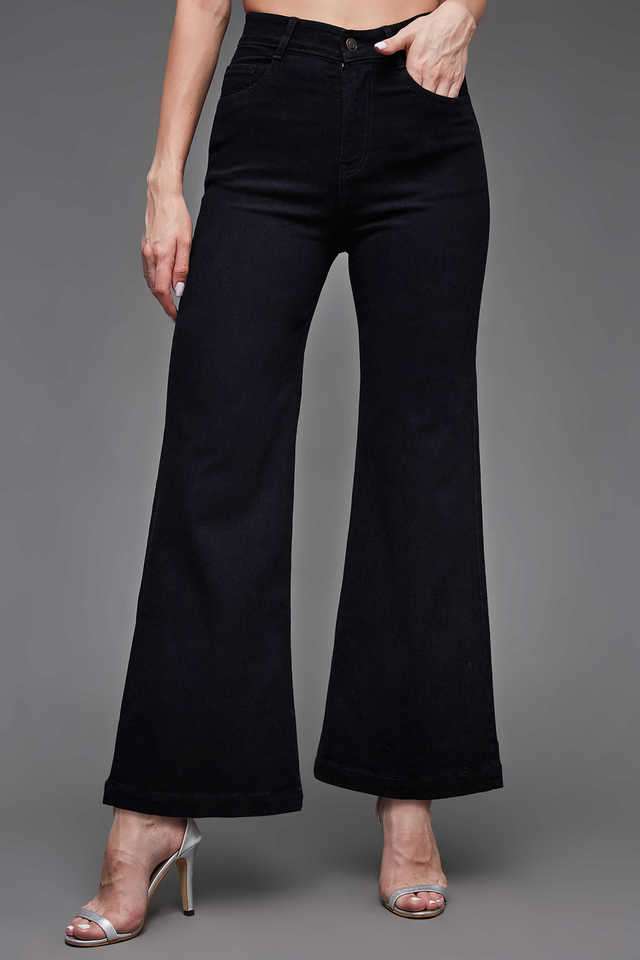 miss chase High Rise Heavy Wash Denim Relaxed Fit Women's Jeans-picture-39