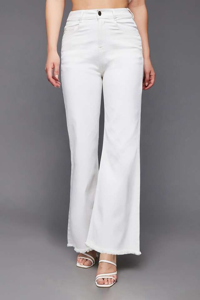 Women's Bootcut High Rise Clean Look Regular-Length Stretchable Denim Jeans