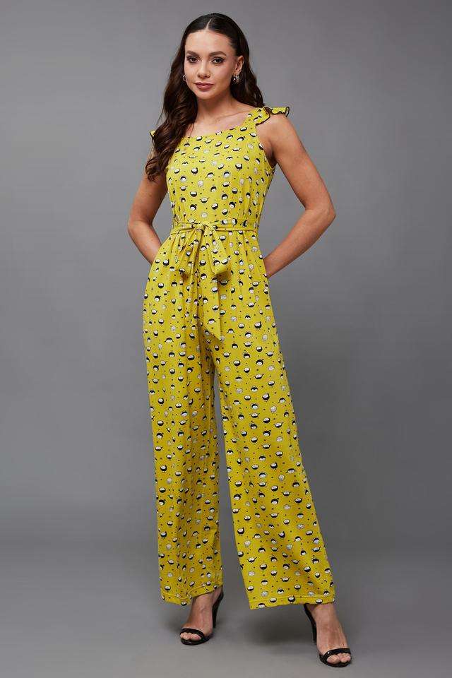 miss chase Printed Sleeveless Cotton Women's Ankle Length Jumpsuit-picture-33