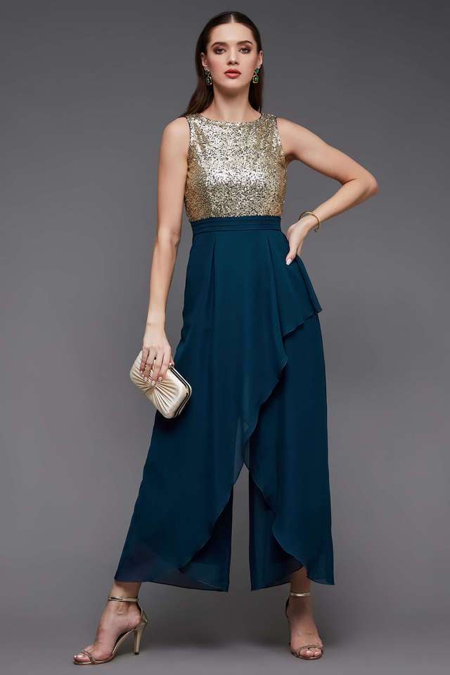 miss chase Embellished Georgette Relaxed Fit Women's Jumpsuit-picture-18