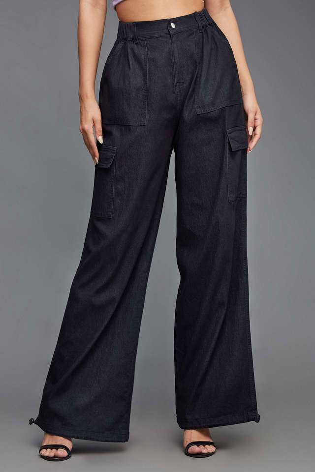 miss chase High Rise Cotton Straight Fit Women's Jeans-picture-24