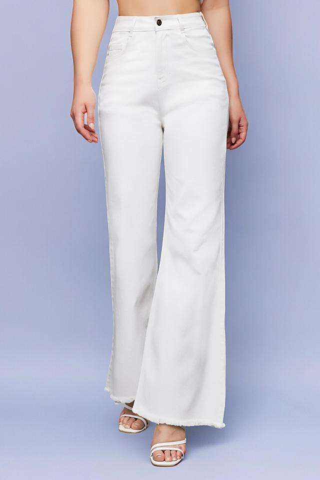 High Rise Heavy Wash Denim Bootcut Fit Women's Jeans-image-21