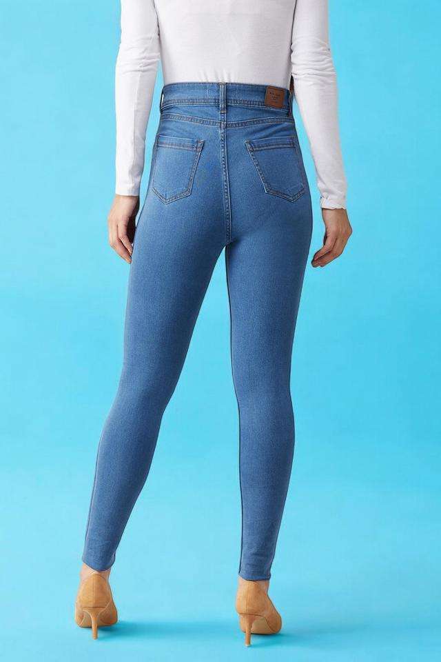 Buy Miss Chase blue High Rise Denim Skinny Fit Women's Jeans
