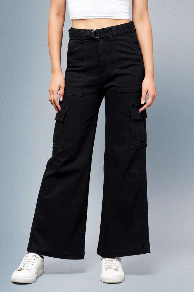 miss chase High Rise Heavy Wash Denim Relaxed Fit Women's Jeans-picture-38