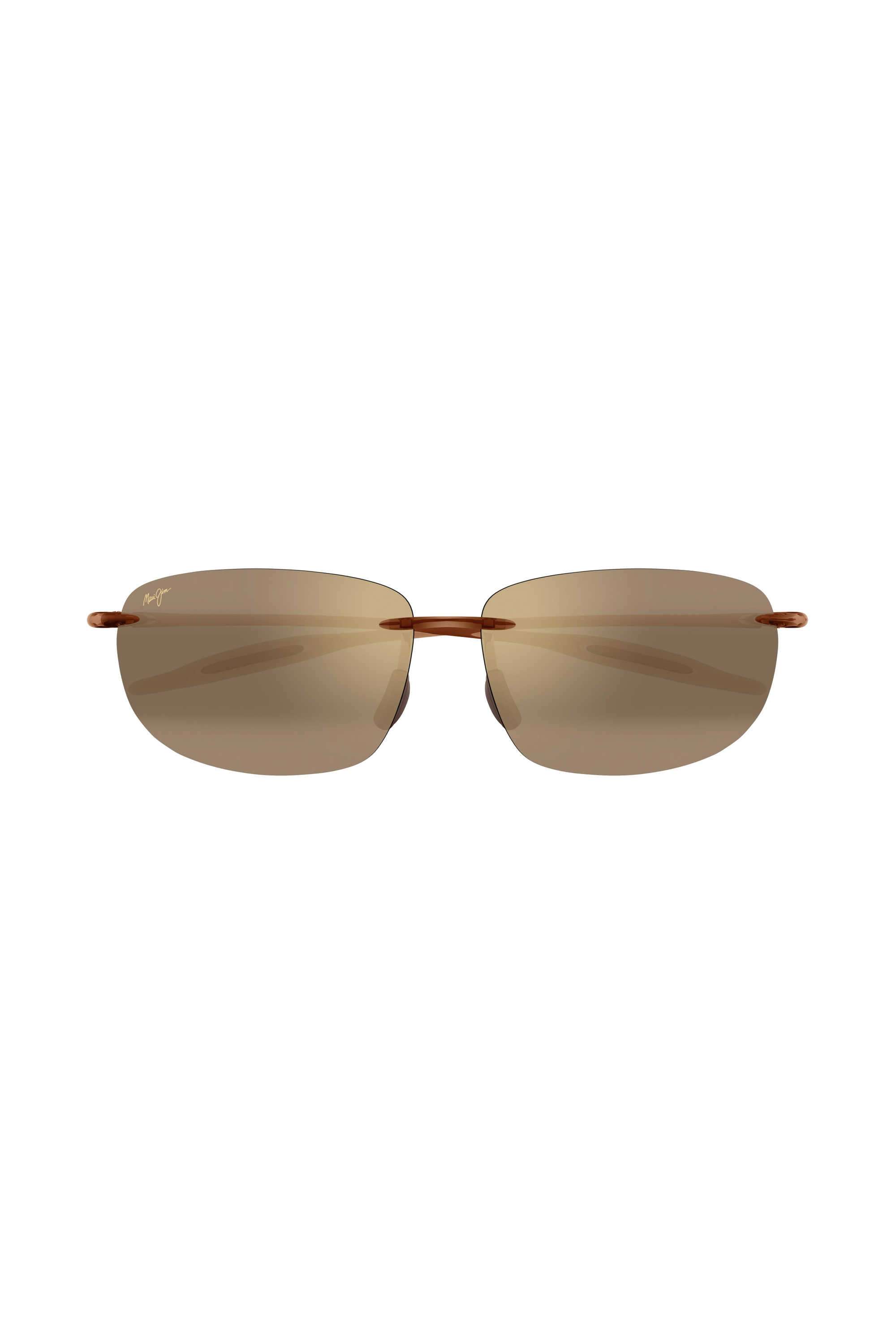 Unisex-Rimless-Polarized-Oval-Sunglasses