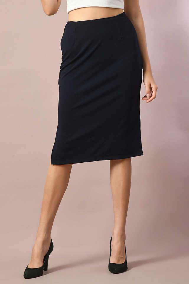 myshka Regular Fit Knee Length Polyester Women Casual Wear Skirts-picture-21