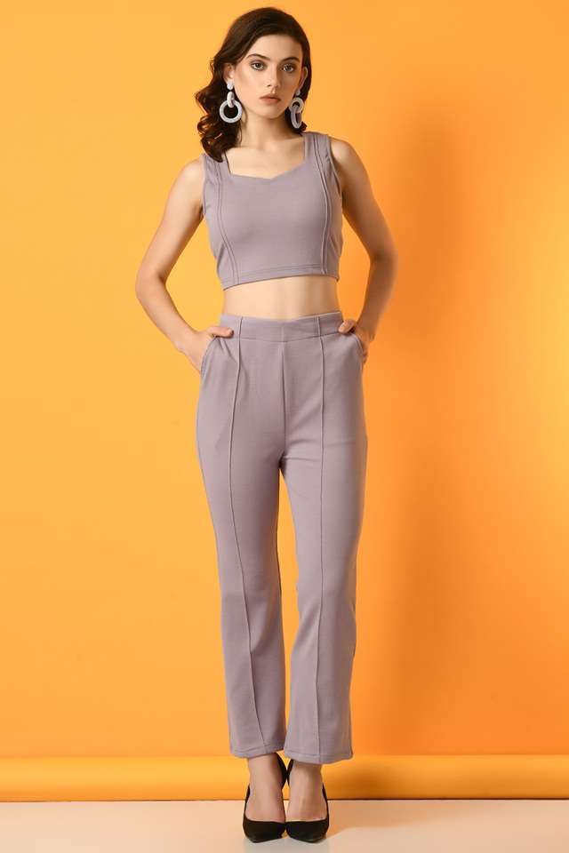 myshka Solid Lycra Sweetheart Neck Women's Top-picture-16