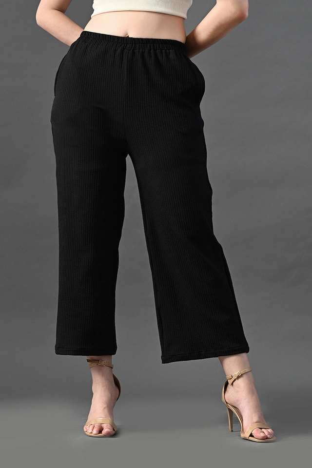 myshka Solid Regular Fit Polyester Women Party Wear Trouser-picture-19