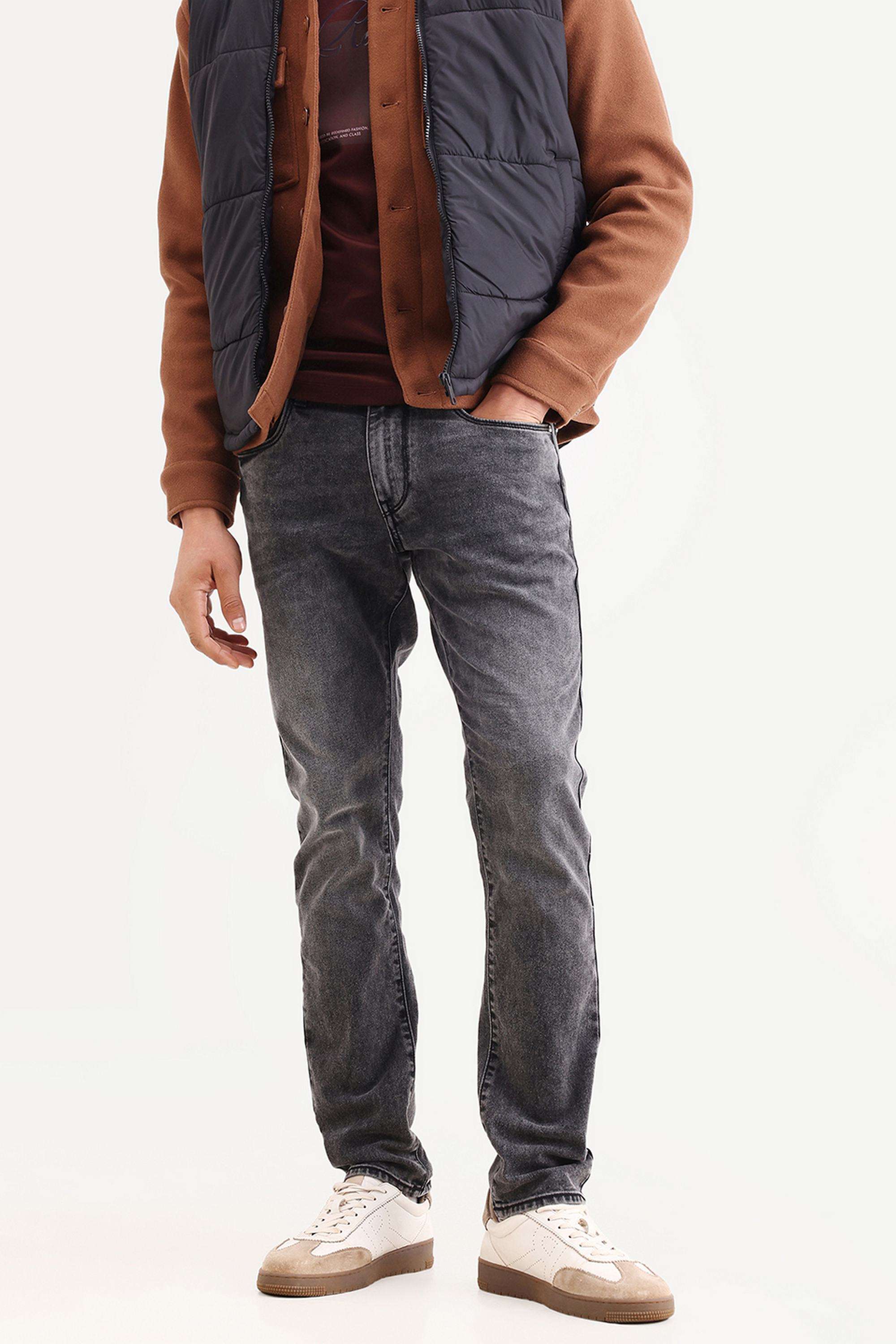 Light-Wash-Cotton-Regular-Fit-Men-Jeans