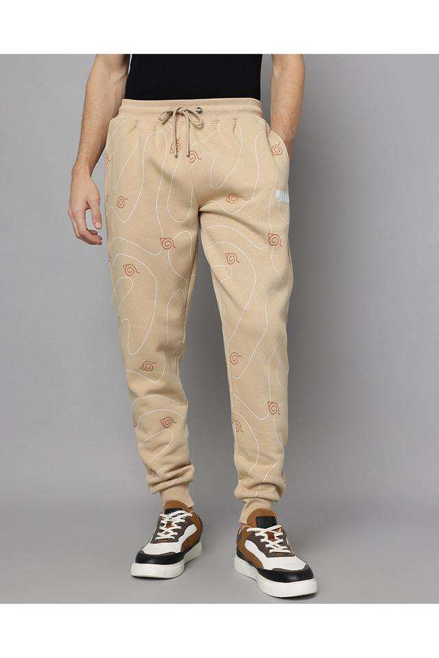 Solid-Cotton-Regular-Fit-Men-s-Track-Pants